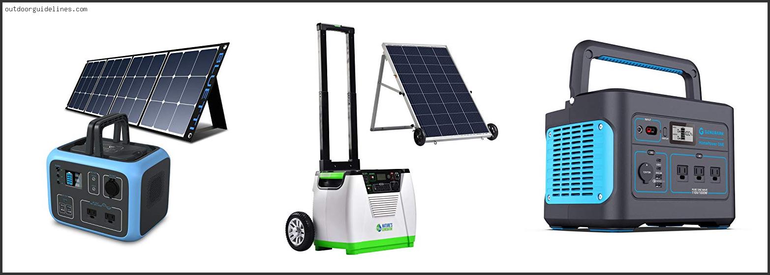 Best Solar Powered Generator