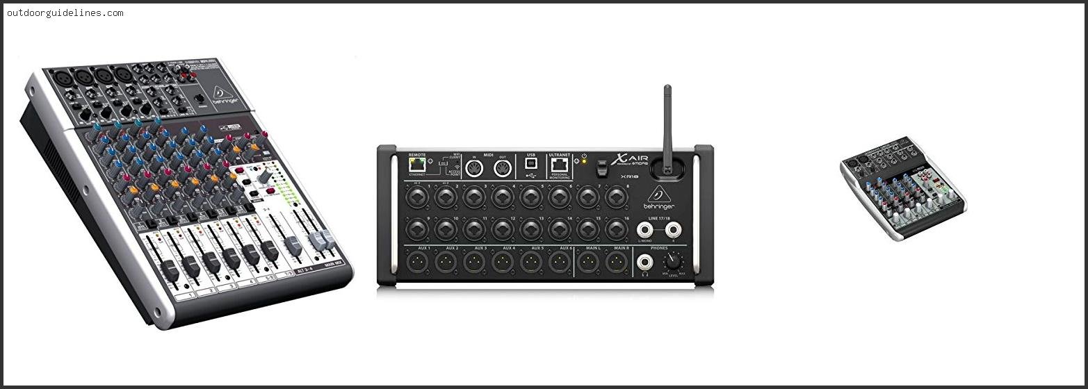 Best Behringer Mixer