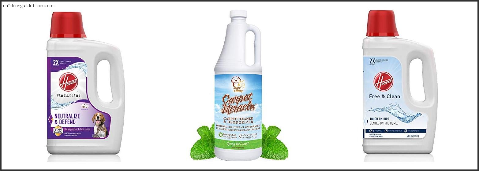 Best Carpet Cleaning Solution For Carpet Cleaning Machines