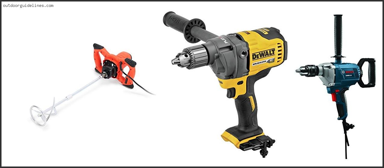 Best Drill For Mixing Concrete