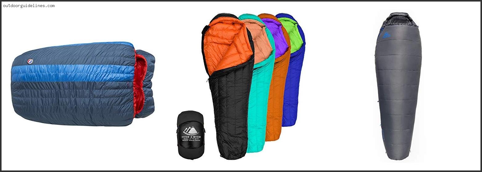 Best Backpacking Sleeping Bags