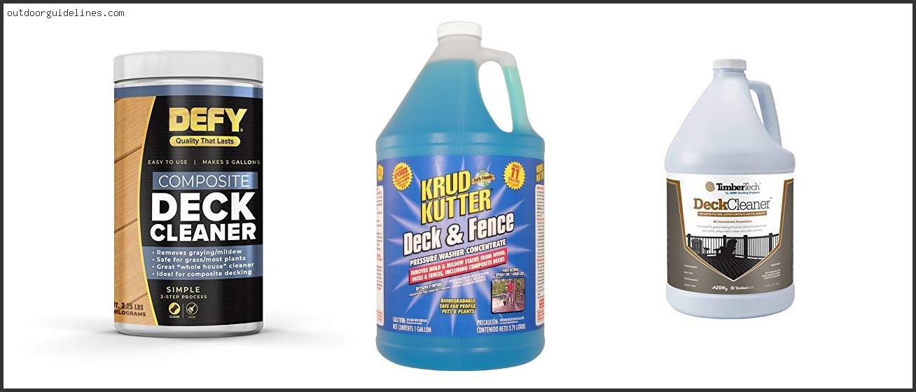 Top 10 Best Composite Deck Cleaner [ 2026 ]