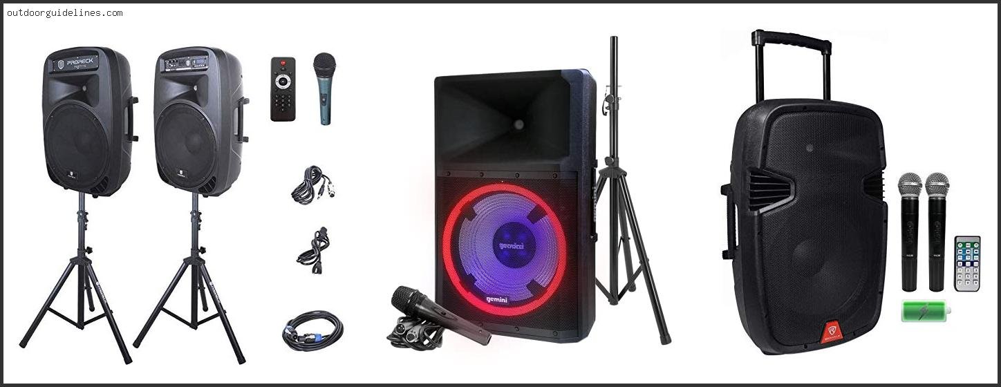 Top 10 Best 15 Inch Bluetooth Speaker [ 2025 ]