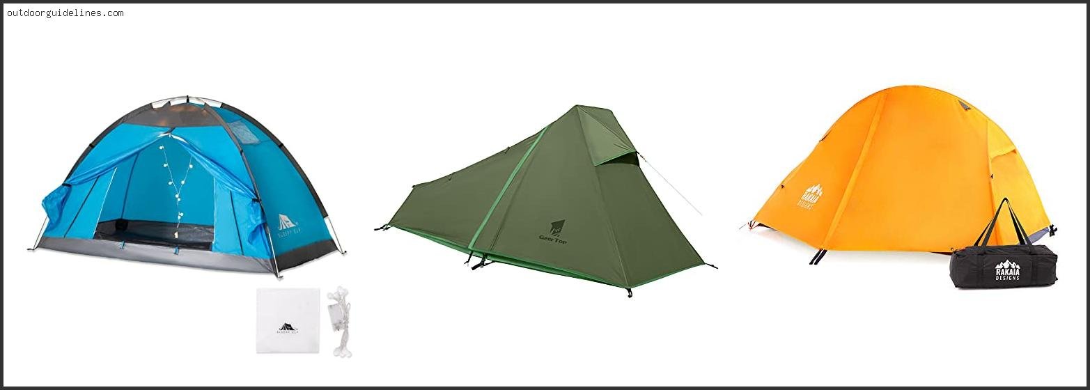 Best Single Person Tent