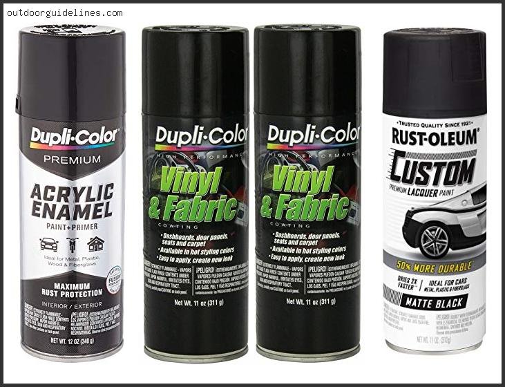 Top 10 Best Black Spray Paint For Car [ 2025 ]
