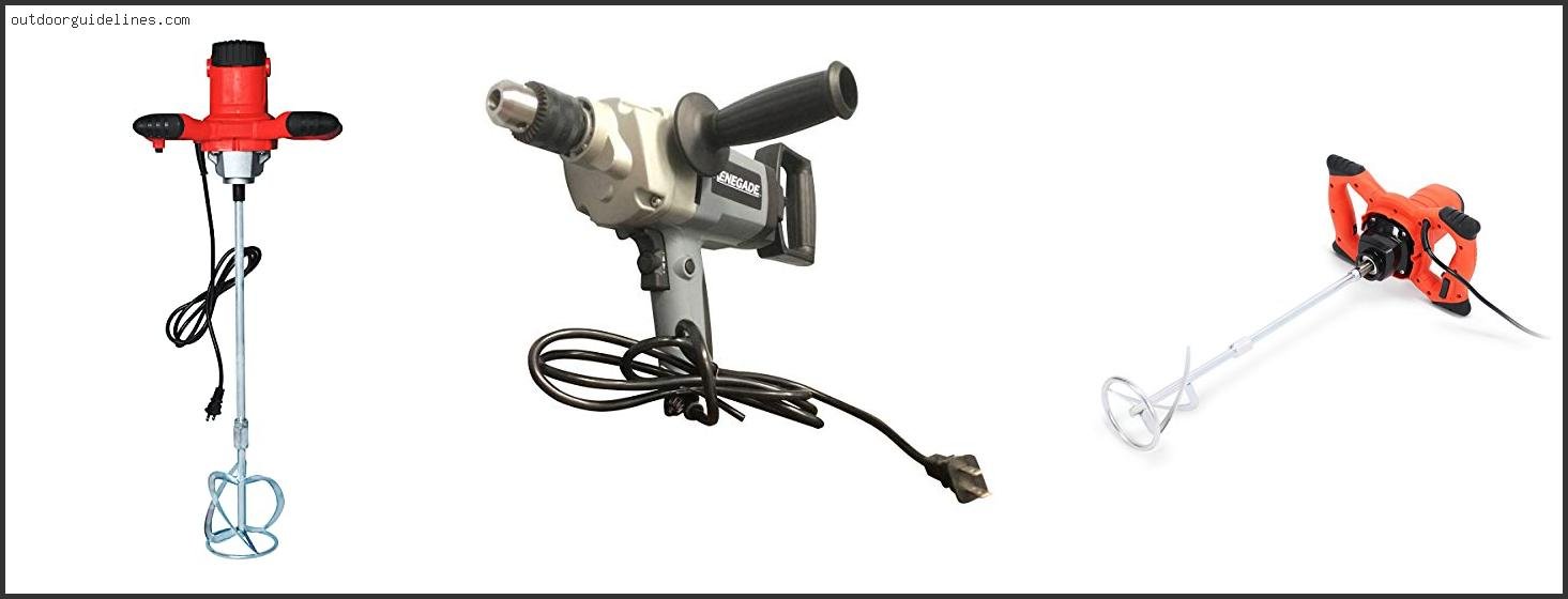 Best Drill For Mixing Thinset